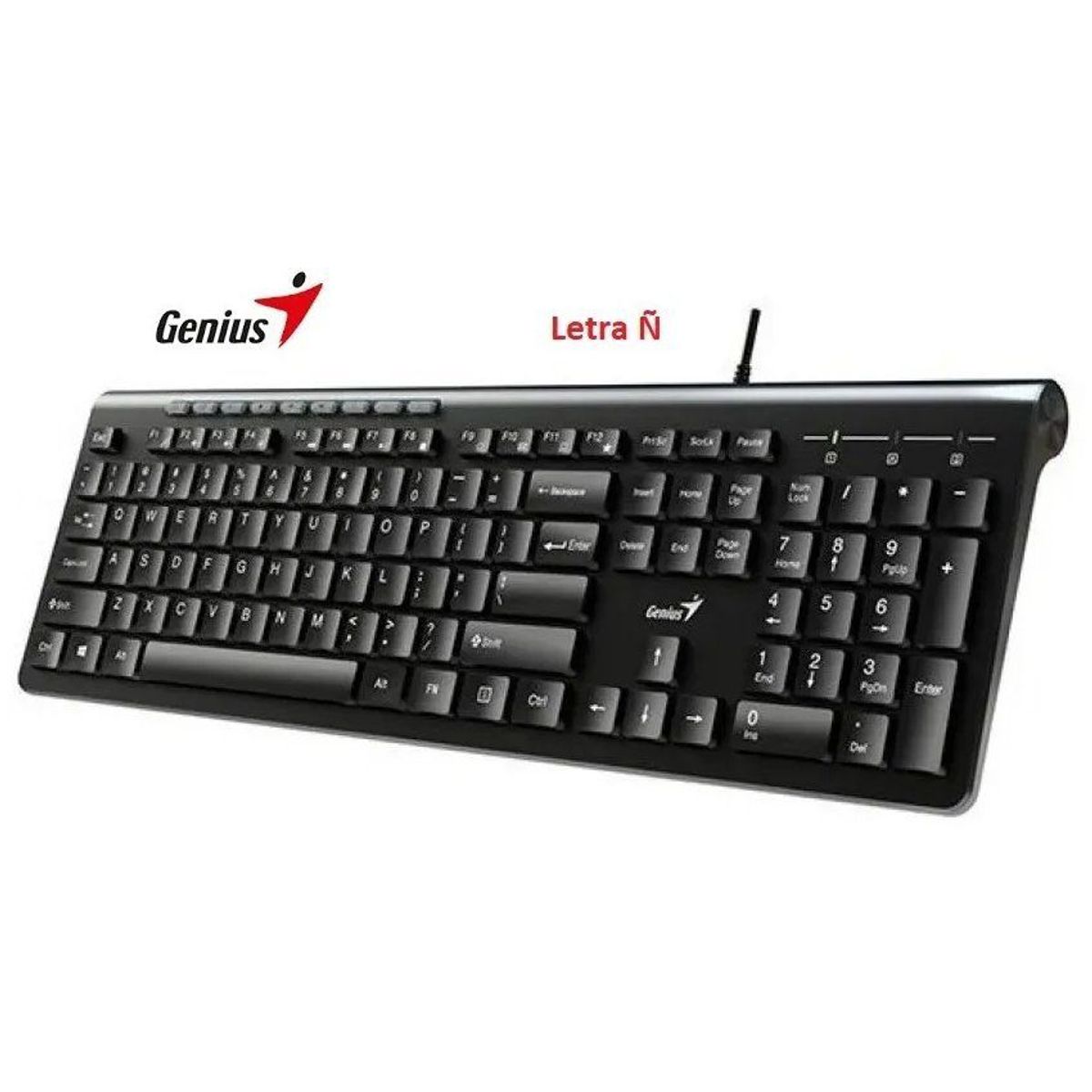 GENIUS - Teclado alambrico genius slimstar 230 español ñ