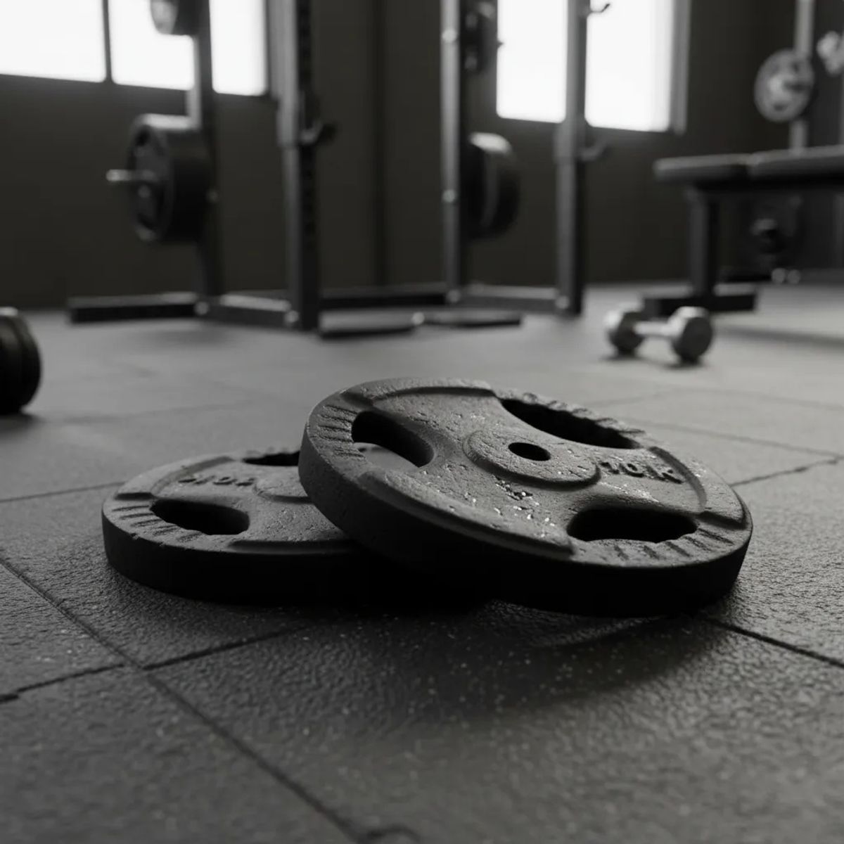 GENERICO - Discos Pesas Para Barra Par 10 Kg total 20 Kg