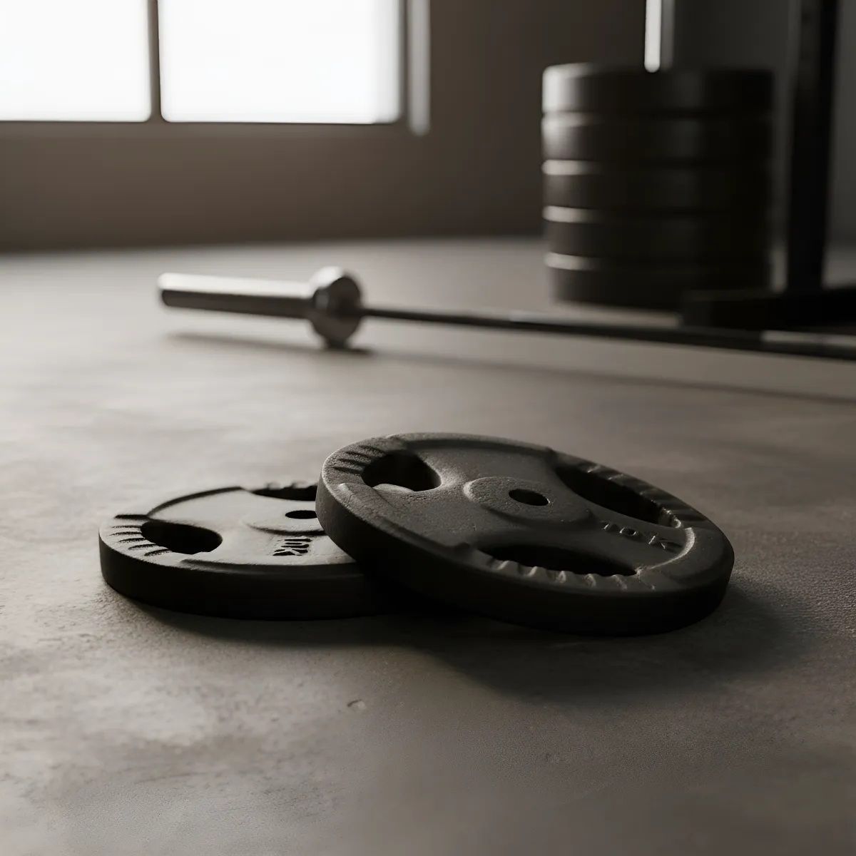 GENERICO - Discos Pesas Para Barra Par 10 Kg total 20 Kg