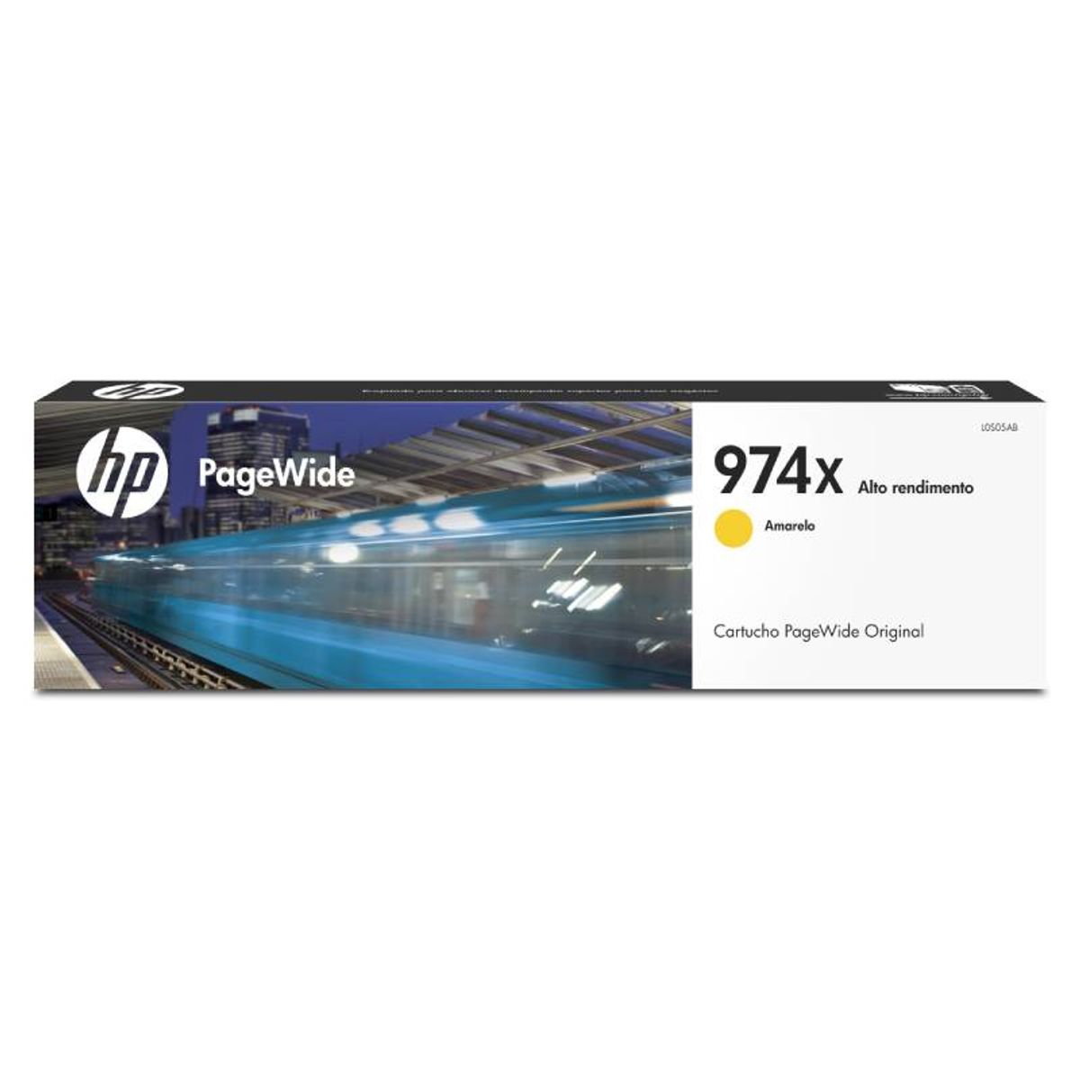 HP - Cartucho de Tinta HP 974X Amarillo Pagewide Original L0S05AL