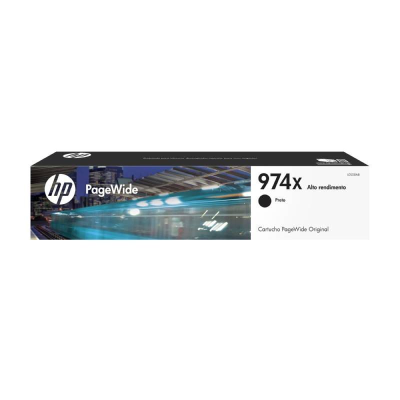 HP - Cartucho de tinta HP 974X Negro Pagewide Original L0S08AL