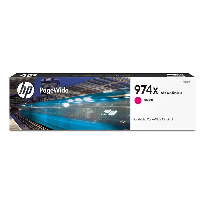 HP - Cartucho de tinta HP 974X Rojo Pagewide Original L0S02AL