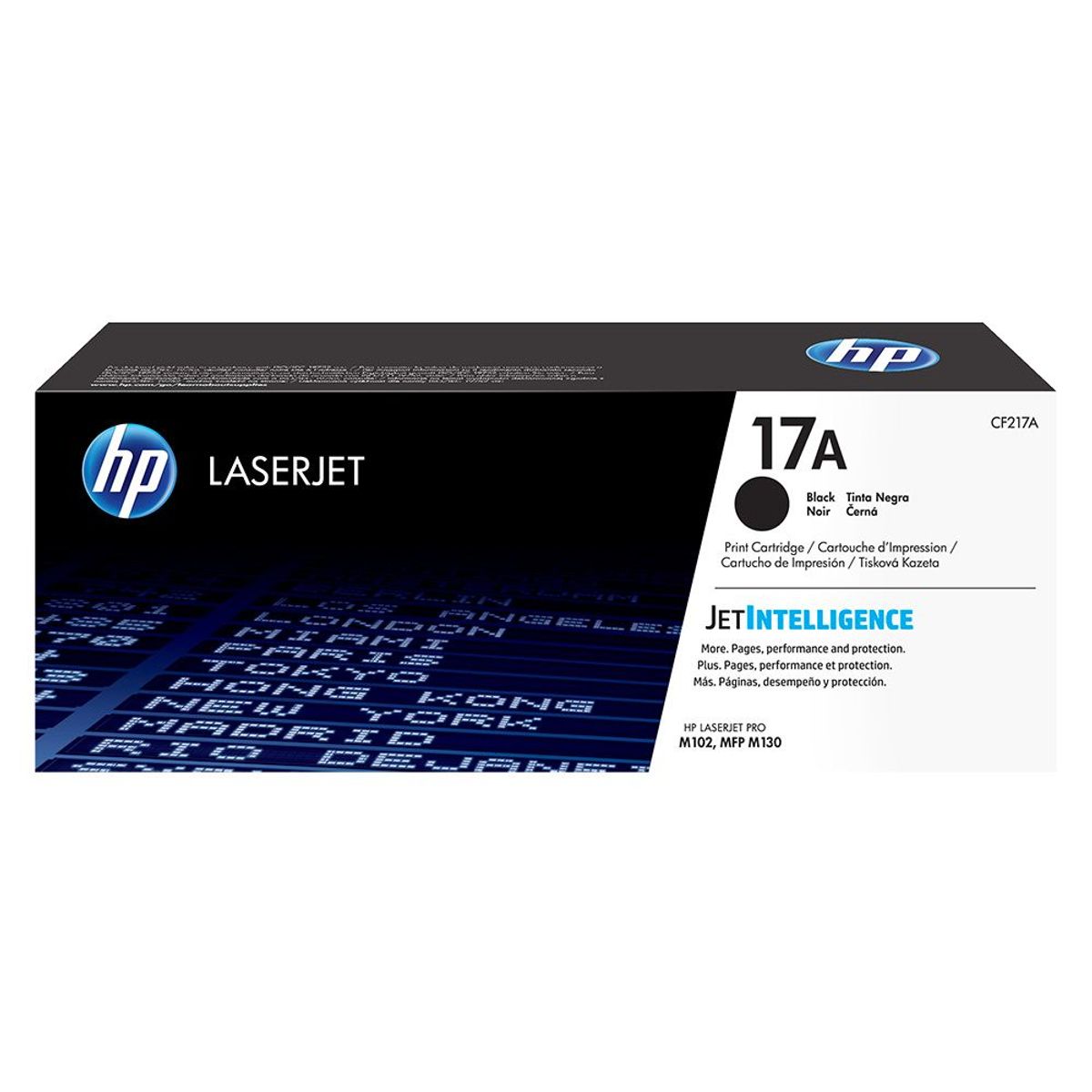HP - Cartucho de tóner HP 17A Negro Laserjet Original CF217A