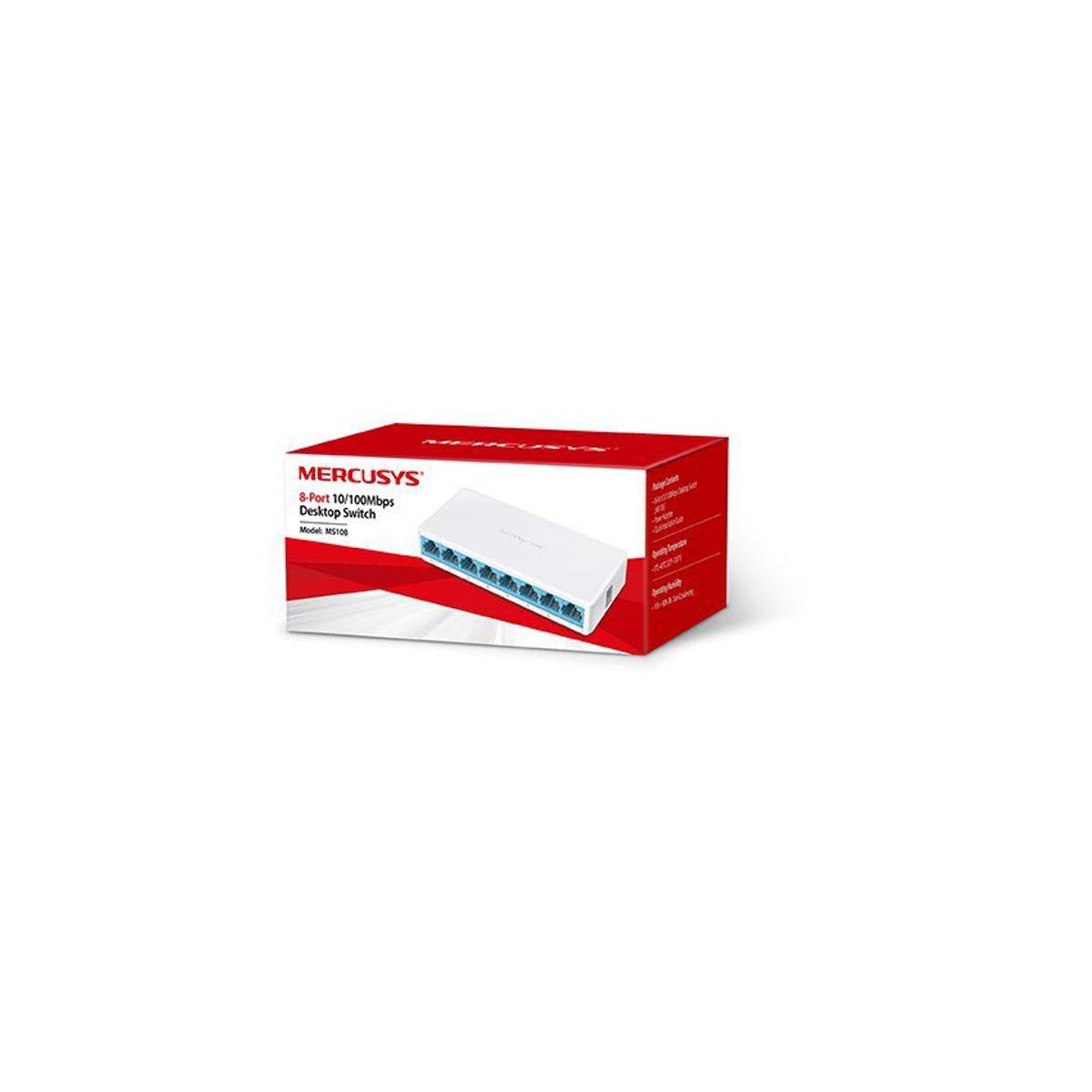 TP LINK - Switch mercusys 8 puertos de 10/100mbps garantia tp-link