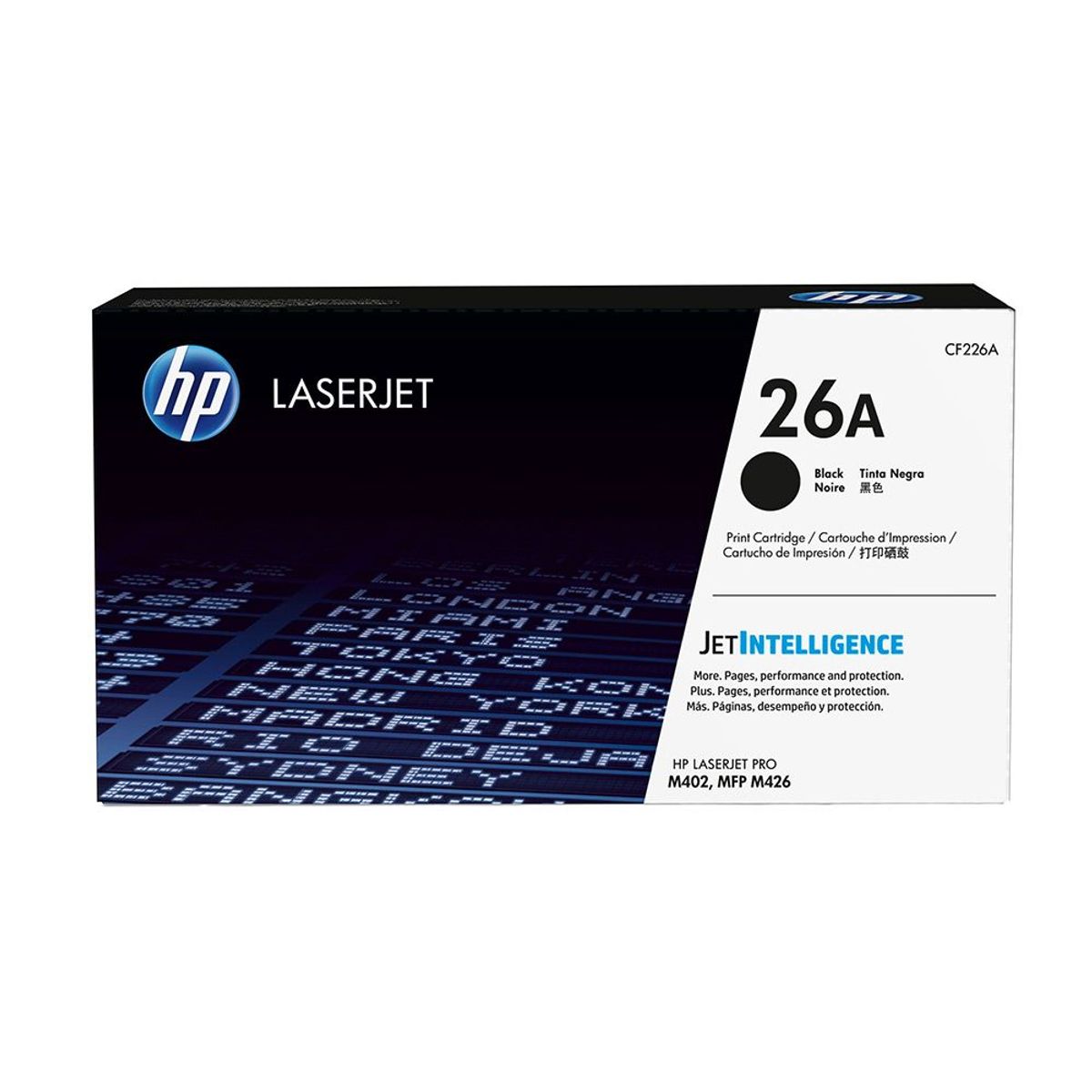 HP - Cartucho de Tóner HP 26A Negro Laserjet Original CF226A