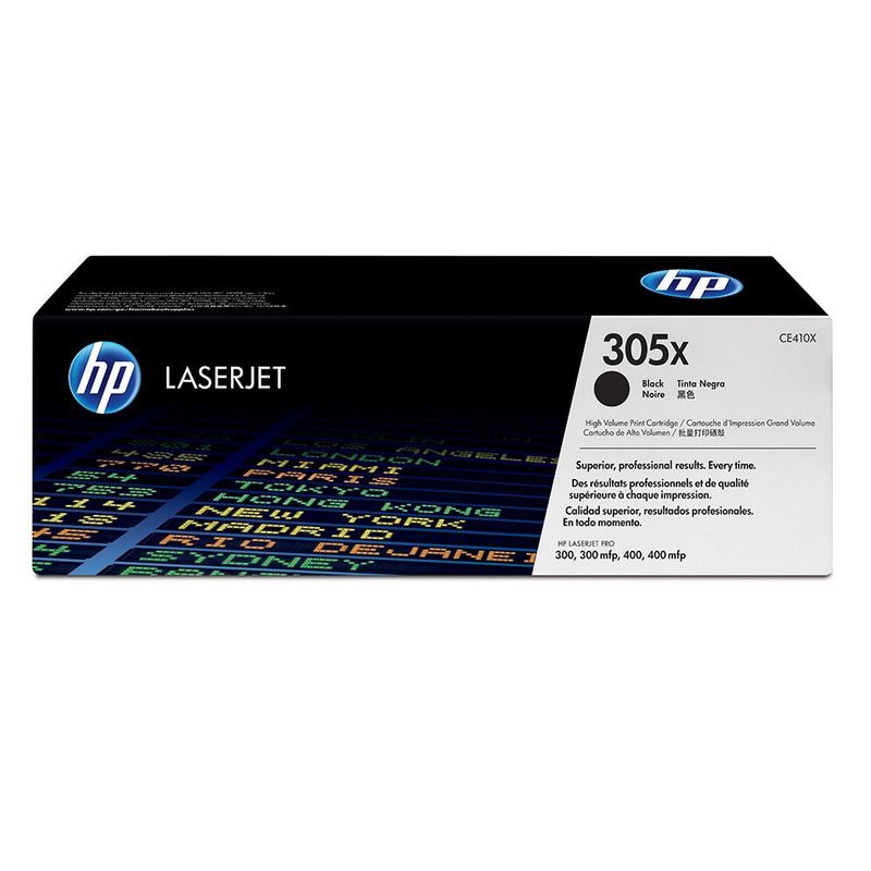 HP - Cartucho de Tóner HP 305X Negro Alto rendimiento Laserjet Original