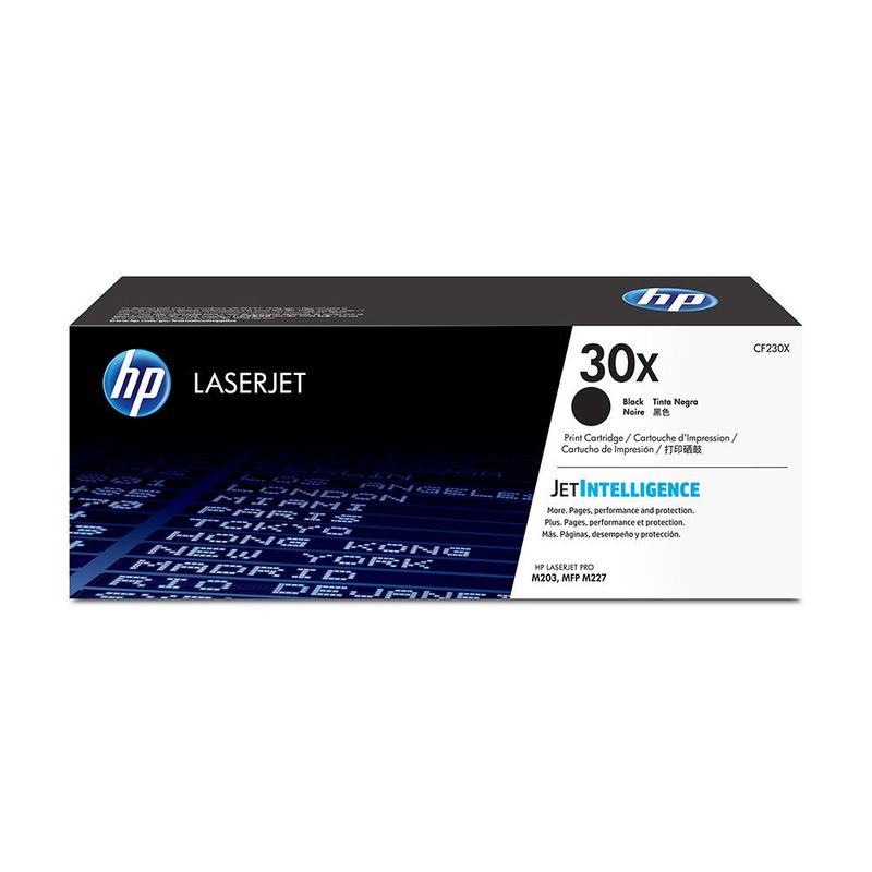 HP - Cartucho de Tóner HP 30X Negro Alto rendimiento Laserjet Original