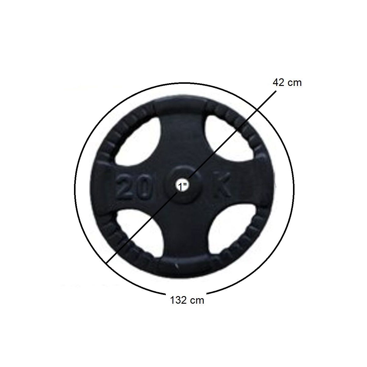 GENERICO - disco pesa 20 Kg unidad