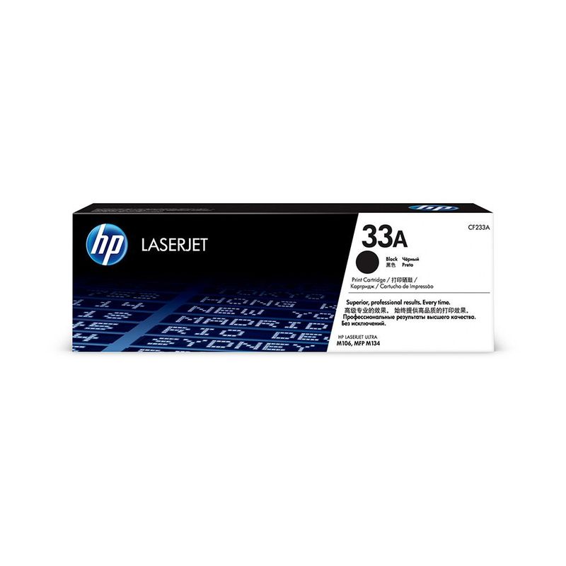 HP - Cartucho de Tóner HP 33A Negro Laserjet Original CF233A