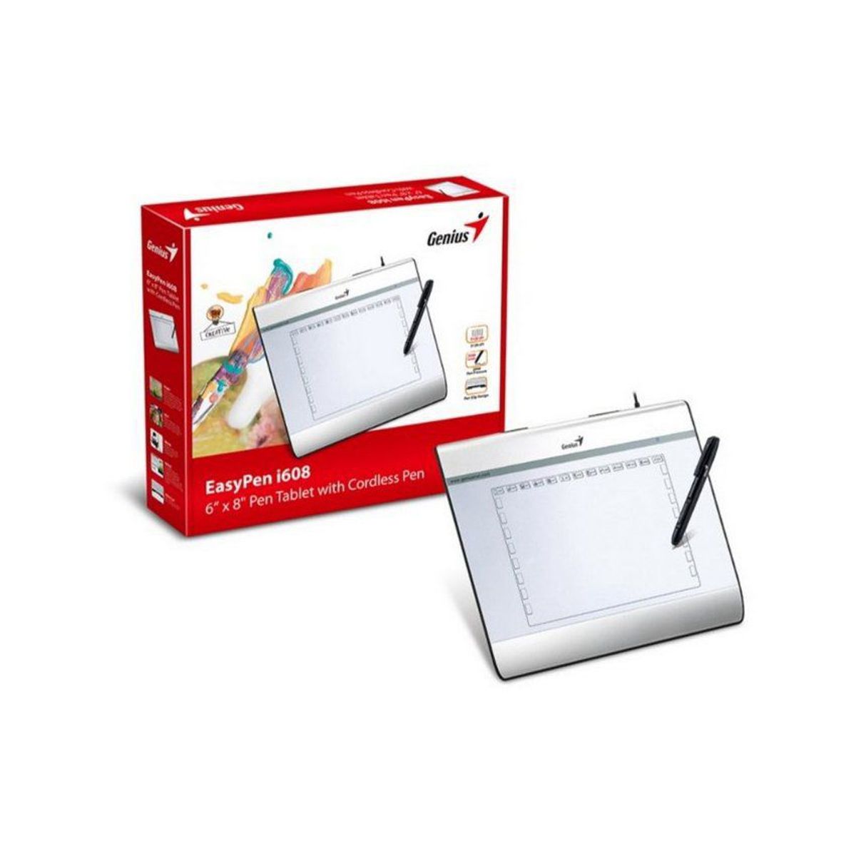 GENIUS - Tabla digitalizadora genius easypen i608 6x8 2560lpi