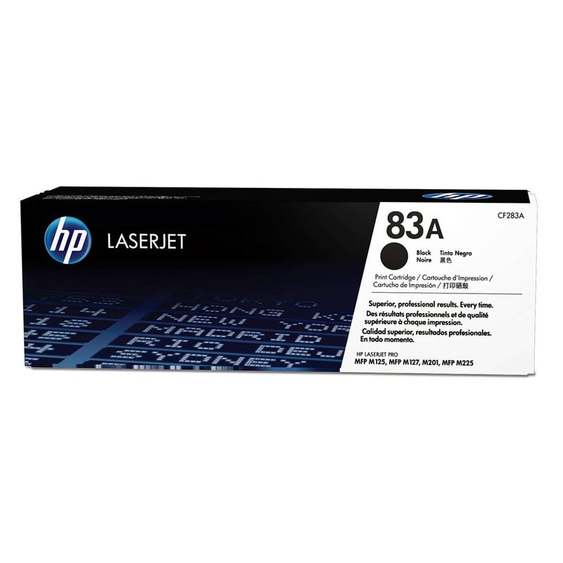 HP - Cartucho de Tóner HP 83A Negro Laserjet Original CF283A