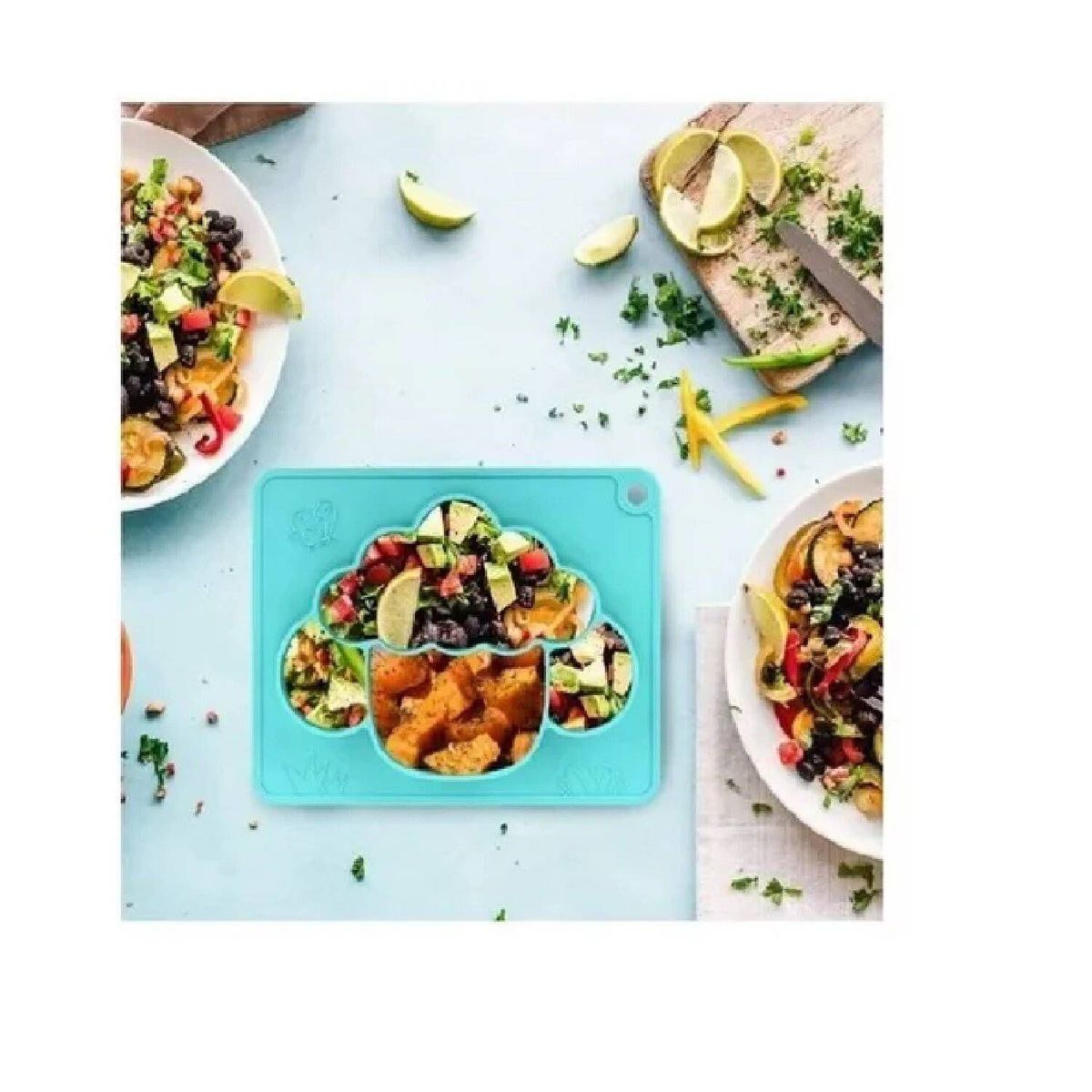 MUNDO BEBE - Plato silicona en forma de oveja para tu bebe