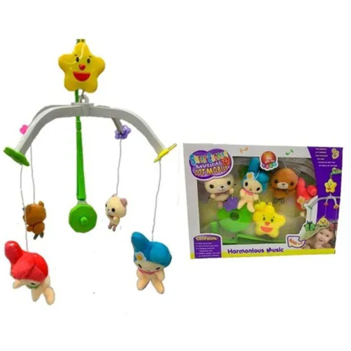 GENERICO - Móvil musical de peluche para cuna bebé