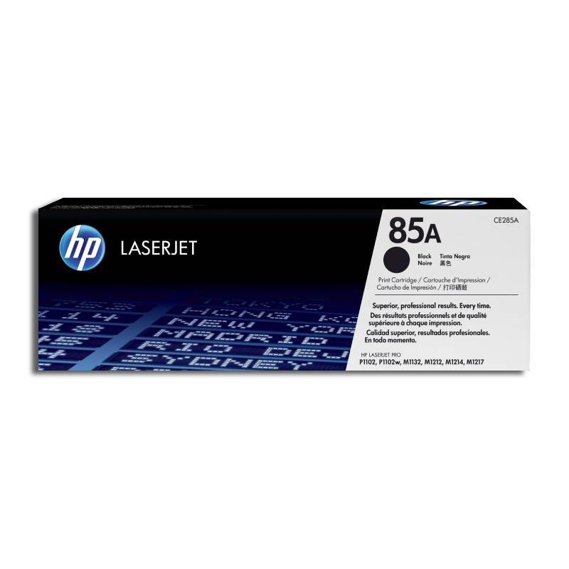HP - Tóner HP 85A Negro Laserjet Original CE285A