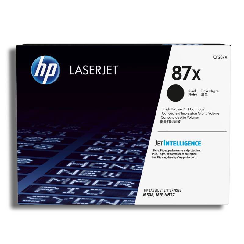 HP - Tóner HP 87X Negro Alto rendimiento Laserjet Original CF287X