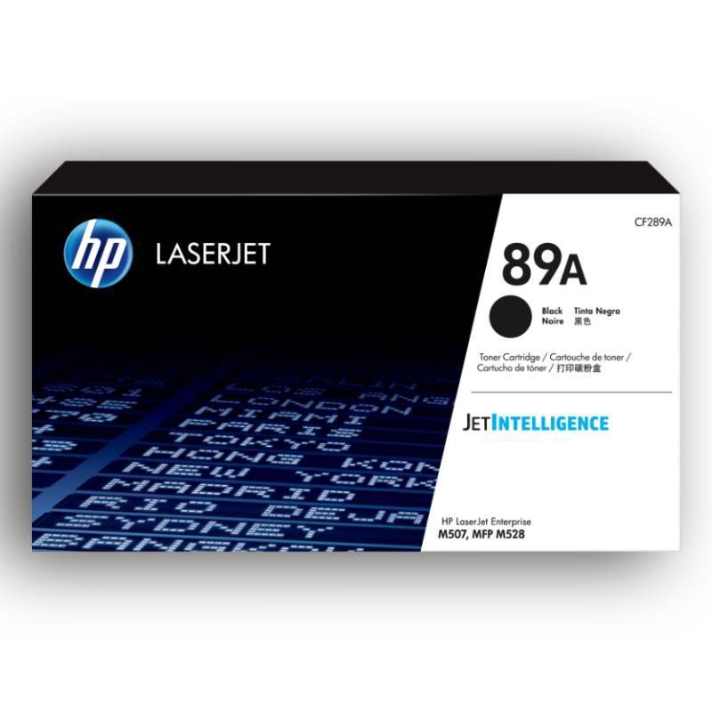 HP - Tóner HP 89A Negro Laserjet Original CF289A