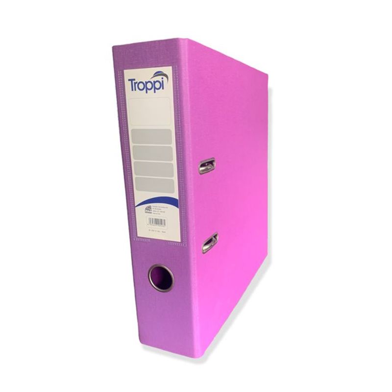 TROPPI - Carpeta legajadora AZ Troppi morada tamaño carta.