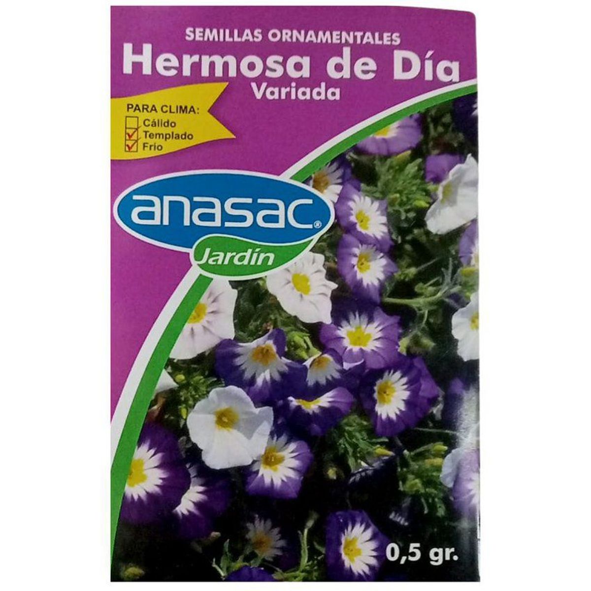 ANASAC - Semilla hermosa de día 0,5 gramos