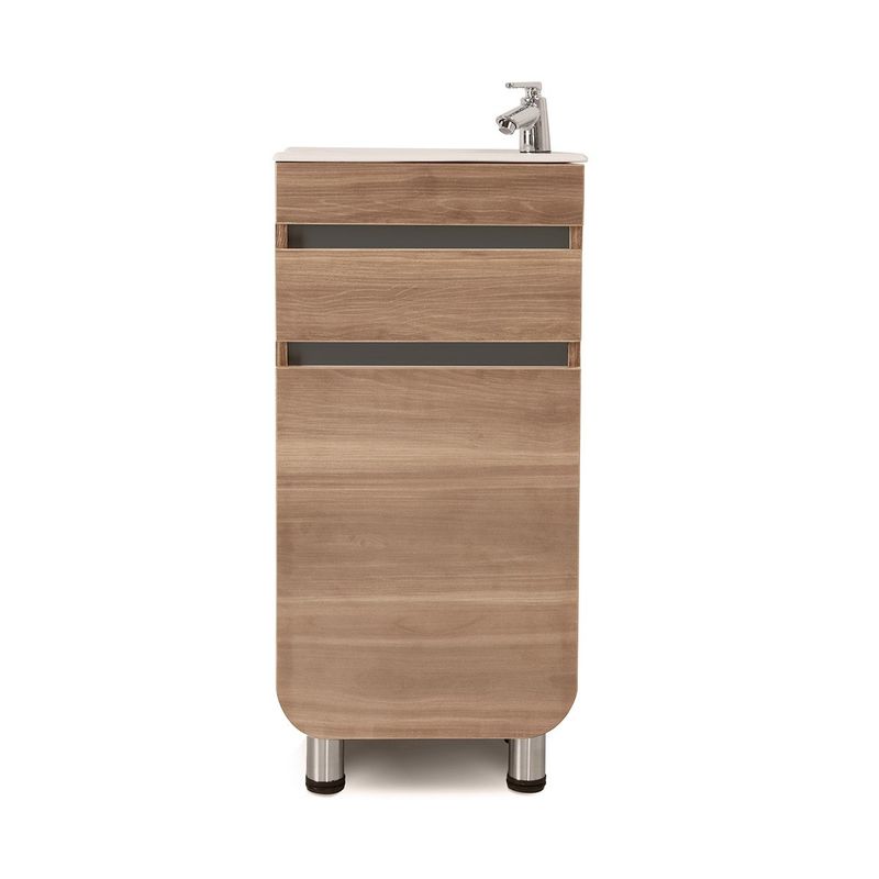 CORONA - Mueble Corona Aluvia Miel a Piso con Lavamanos de 40x35