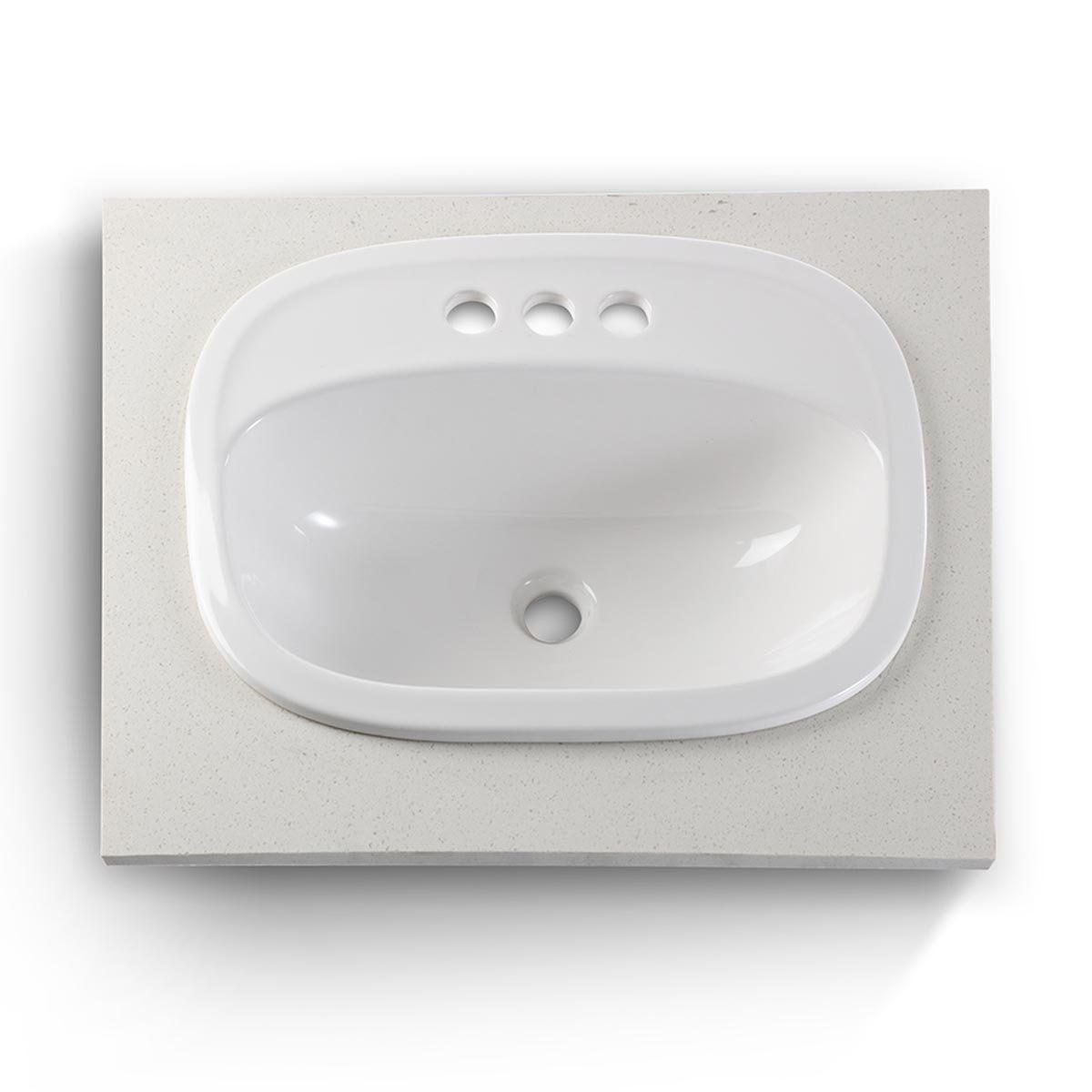 CORONA - Lavamanos Corona Cascade Sobreponer Blanco