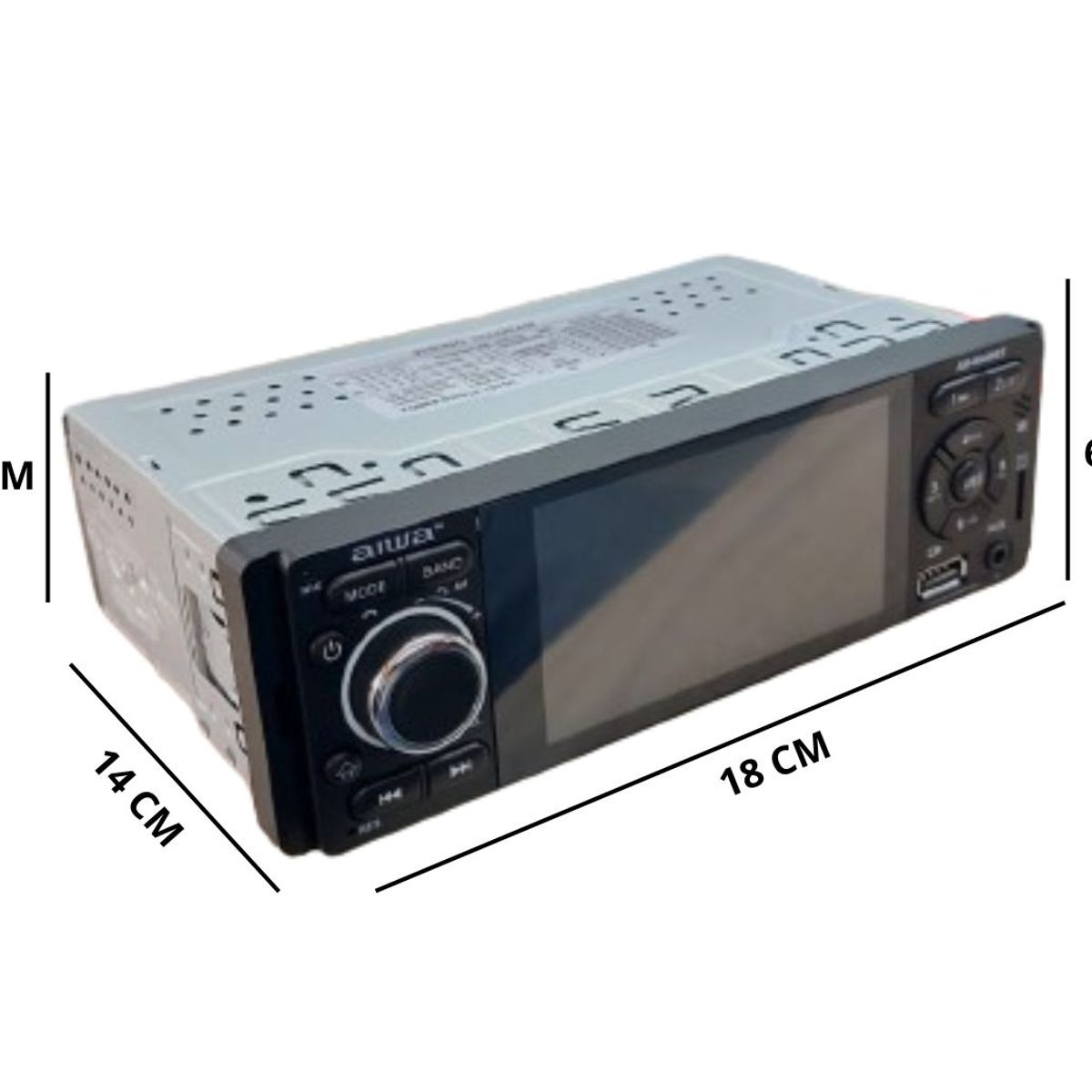AIWA - Radio Carro Pantalla 4 Bluetooth Mirrorlink Android Aiwa AW-W440BT
