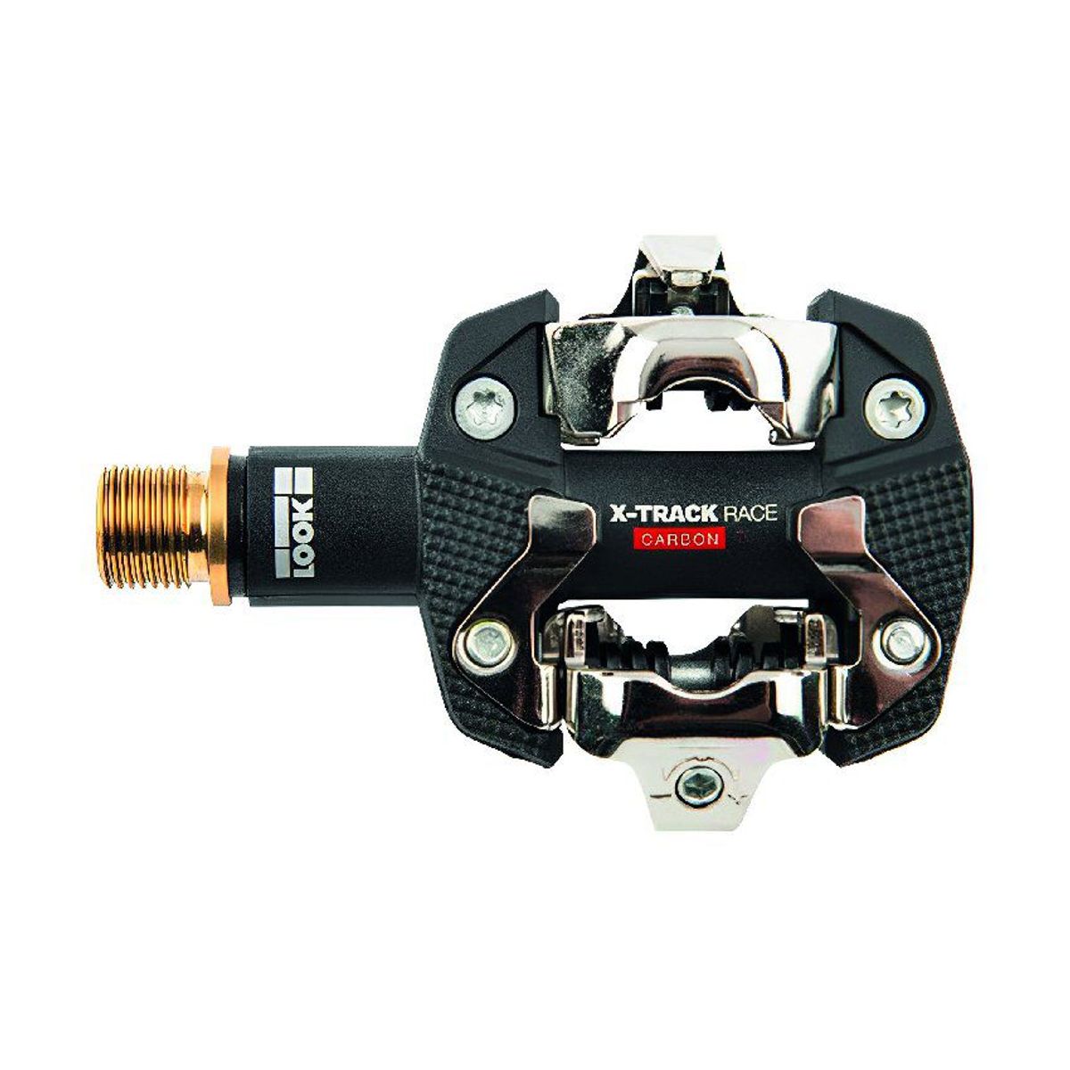 GENERICO - Pedales para bicicleta look x-track race carbon ti