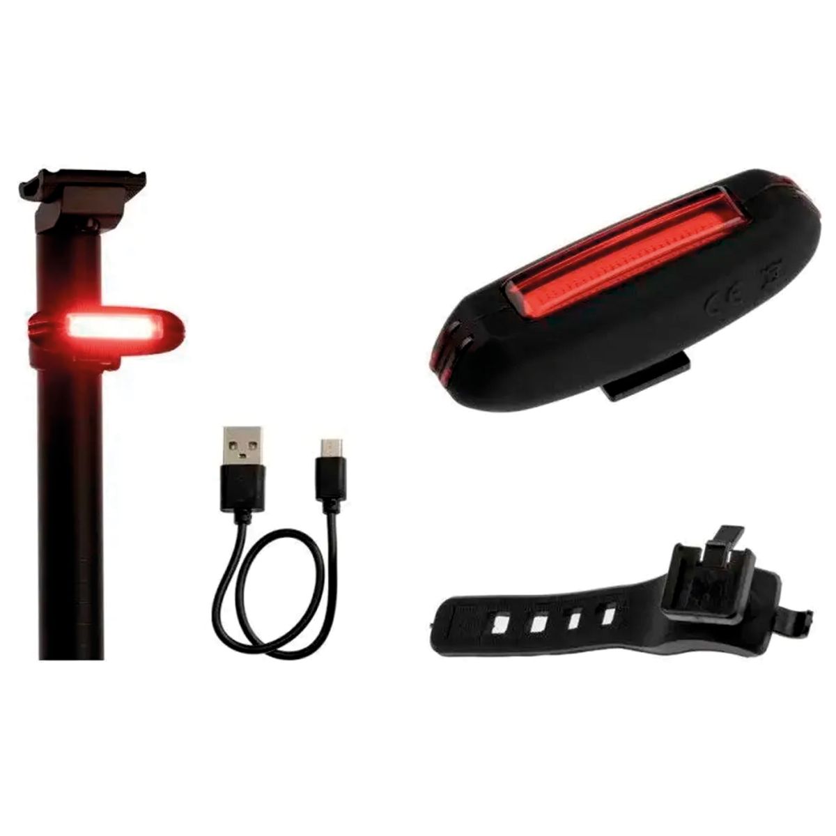 GW - Luz trasera para bicicleta  gw xc-181r recargable