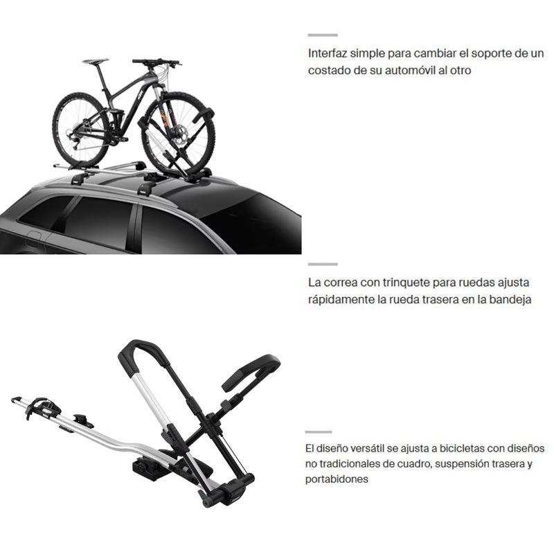 Portabicicletas Techo Soporte De Bici Para Coche Portabicicletas