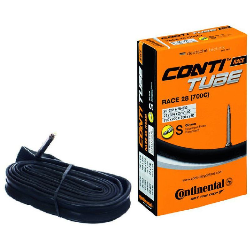 CONTINENTAL - Neumático continental race 700x2532c presta 60mm para ruta