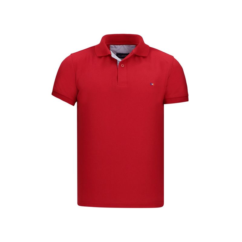HAMER - Polo Hamer para hombre bordada roja