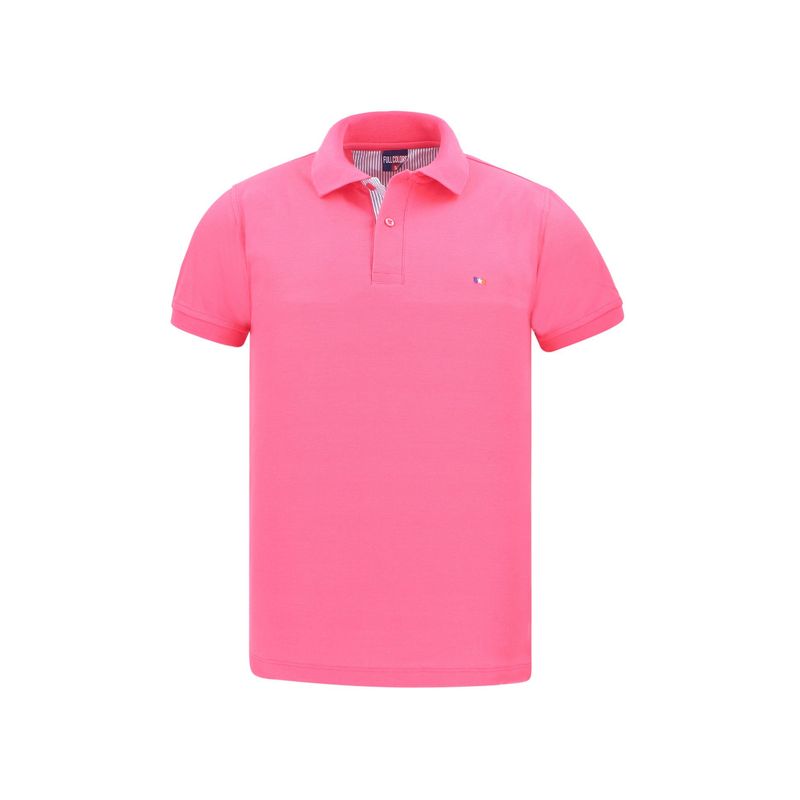 HAMER - Polo Hamer para hombre bordada Fucsia