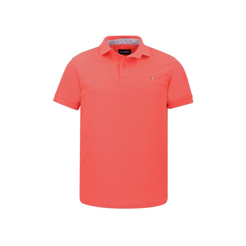 HAMER - Polo Hamer para hombre bordada coral