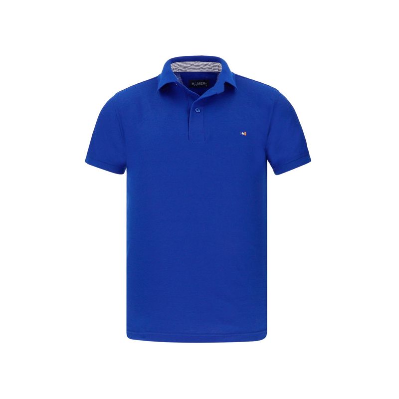 HAMER - Polo Hamer para hombre bordad azul rey