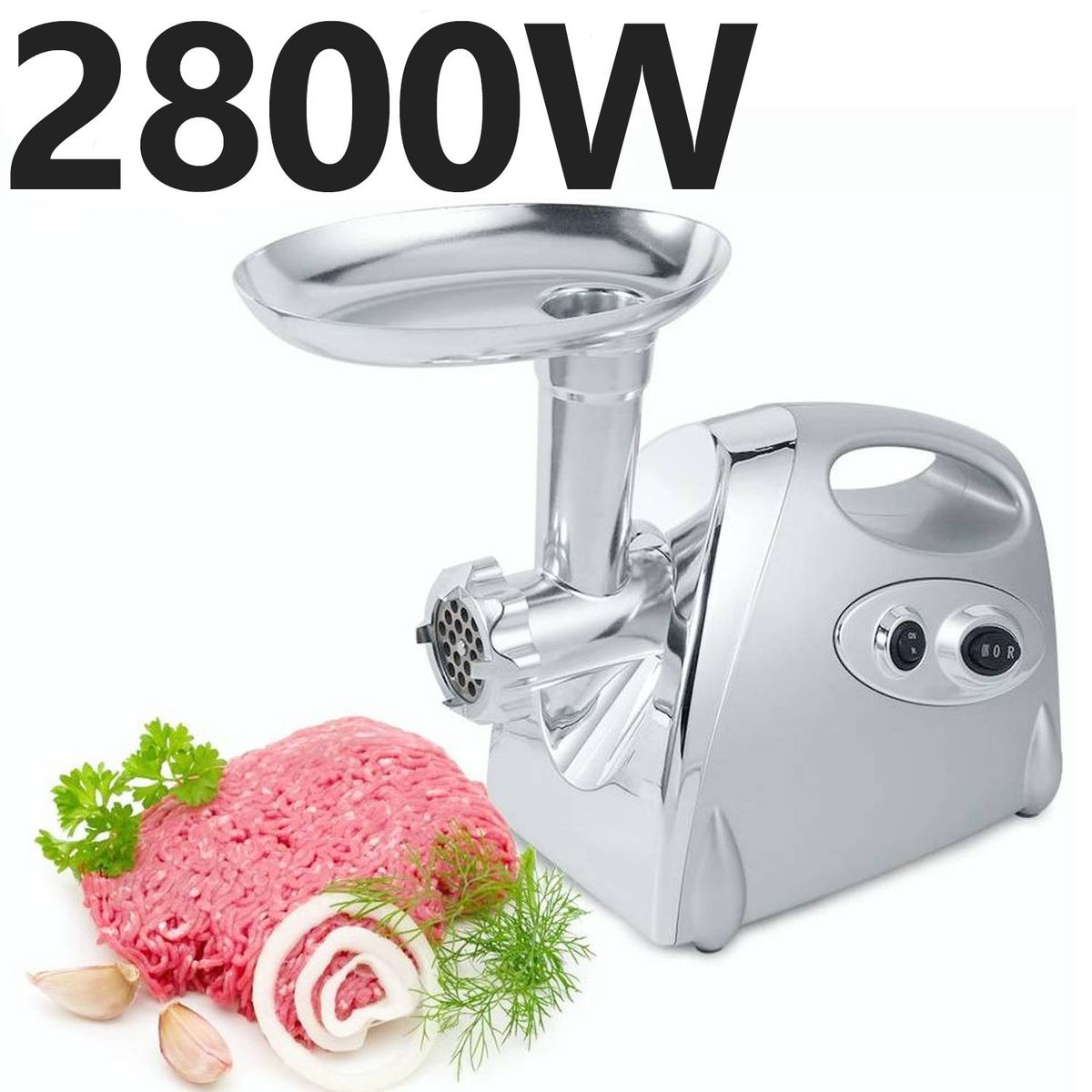 ONE PIXEL - Molino Carne UR 2800Watt Embutidos Acero ONE PIXEL