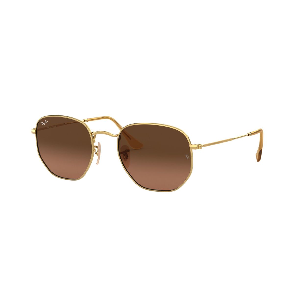 RAY BAN - Gafas de Sol Ray-Ban Hexagonal RB3548 Marrón Hombre y Mujer