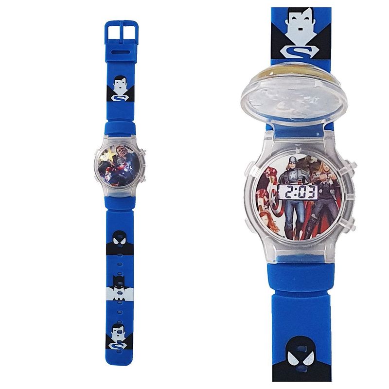 DAYOSHOP - Reloj Niños Digital Luces Tapa Infantil Niños Niñas