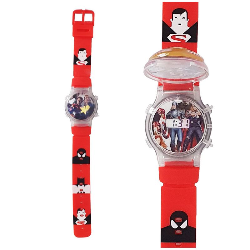 DAYOSHOP - Reloj Niños Digital Luces Tapa Infantil Niños Niñas