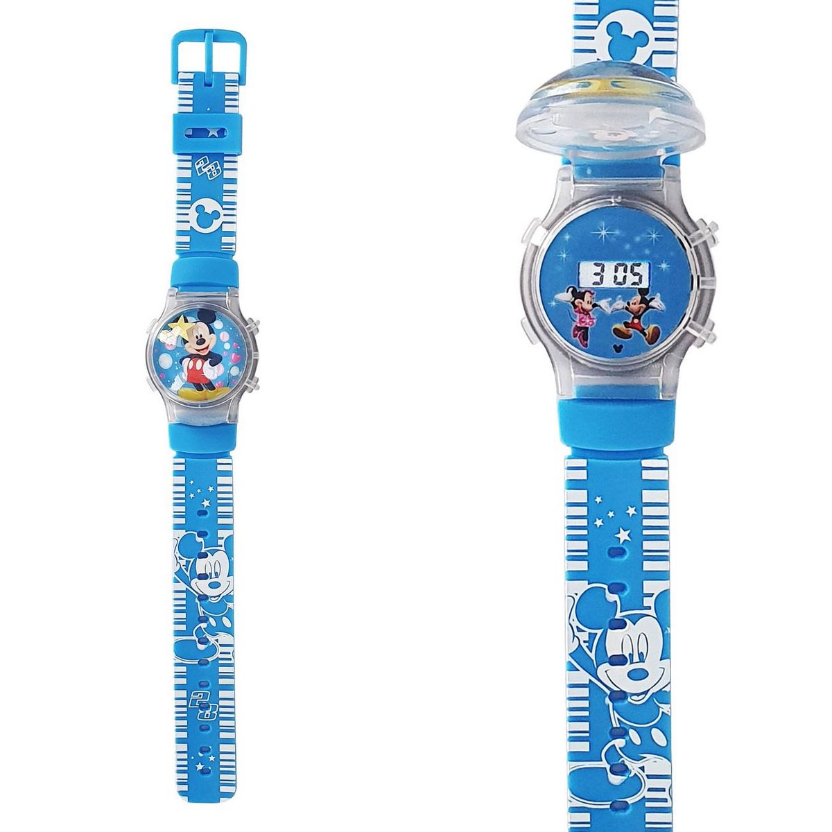 DAYOSHOP - Reloj Niños Digital Luces Tapa Infantil Niños Niñas