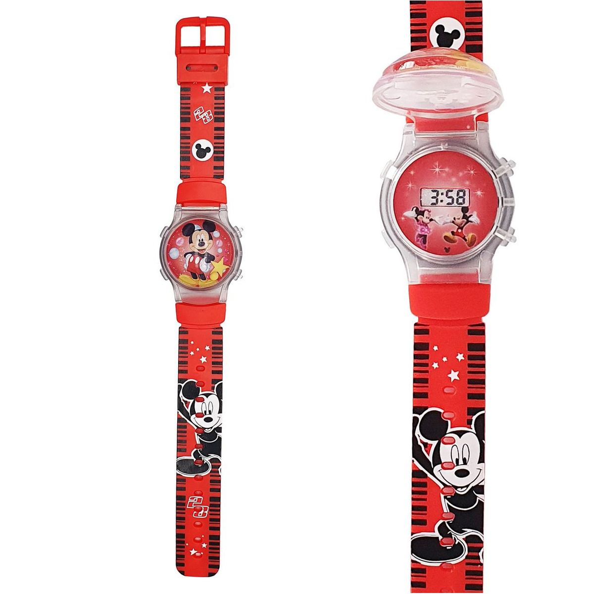 DAYOSHOP - Reloj Niños Digital Luces Tapa Infantil Niños Niñas