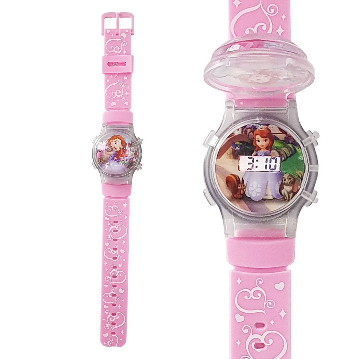 DAYOSHOP - Reloj Niños Digital Luces Tapa Infantil Niños Niñas
