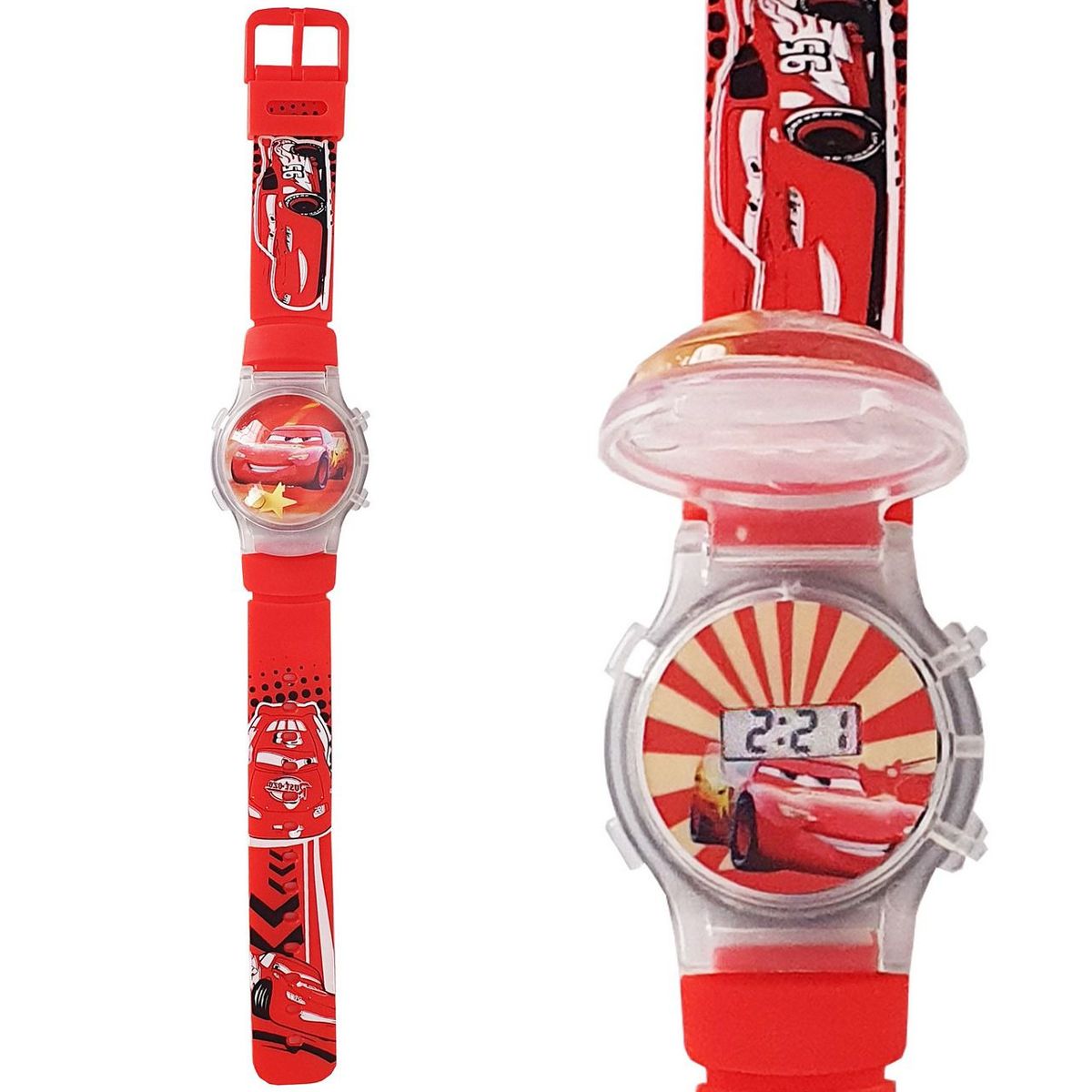 DAYOSHOP - Reloj Niños Digital Luces Tapa Infantil Niños Niñas