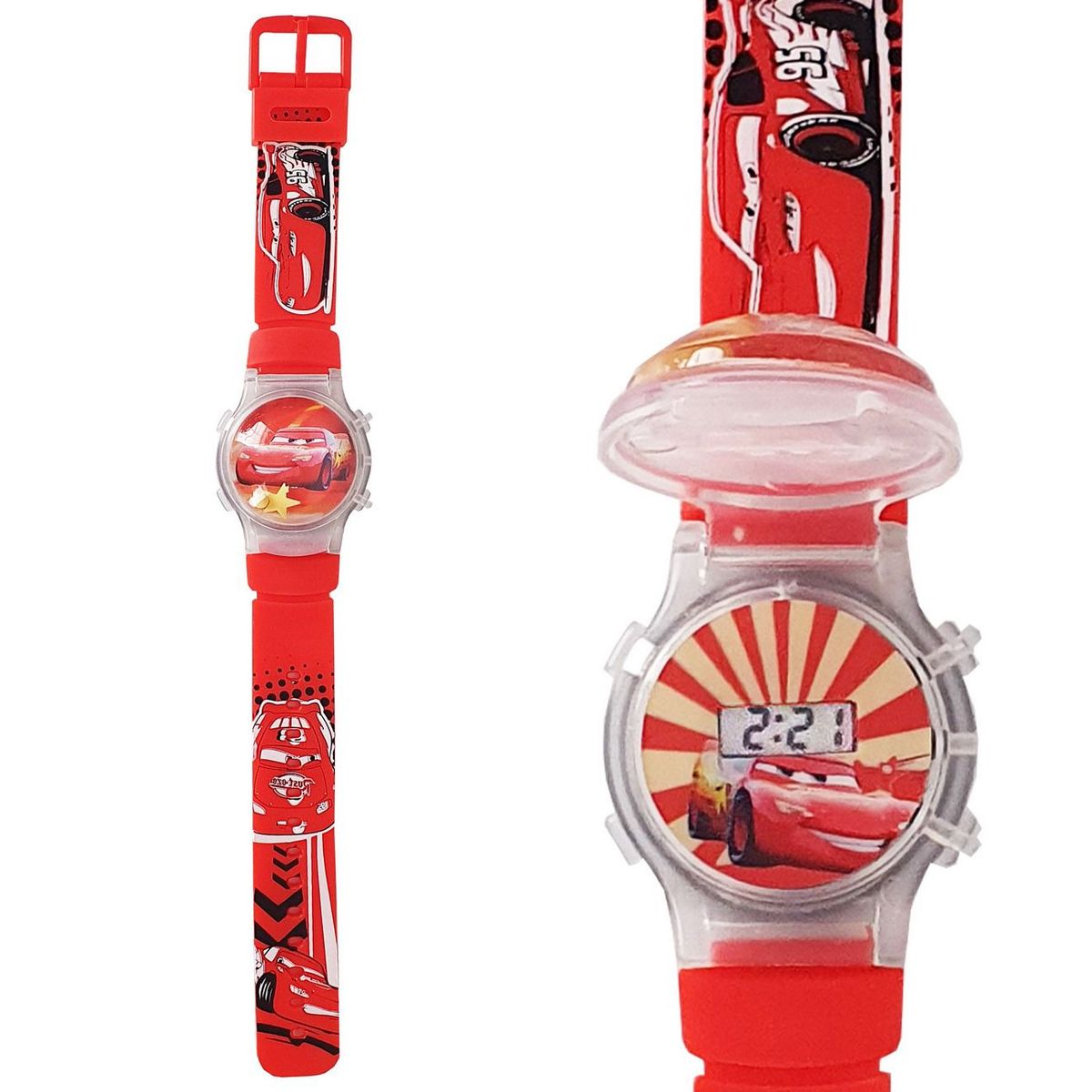 DAYOSHOP - Reloj Niños Digital Luces Tapa Infantil Niños Niñas
