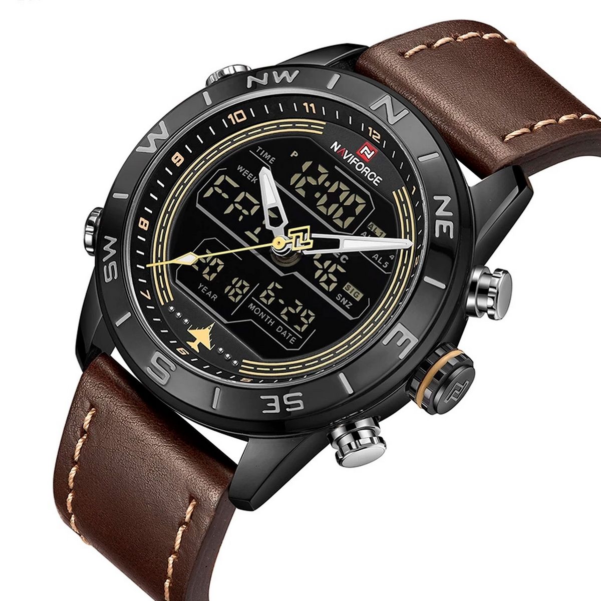 NAVIFORCE - Reloj Naviforce Original Nf 9144 Casual Mas Estuche