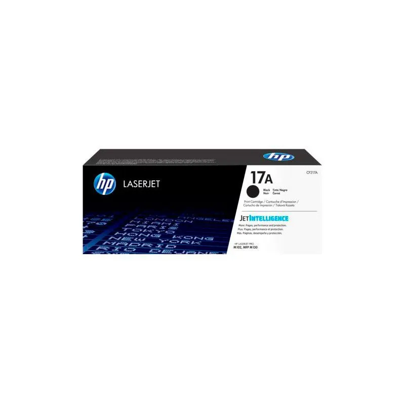 HEWLETT PACKARD - Cartucho De Tóner Original HP 17A LaserJet Negro CF217A
