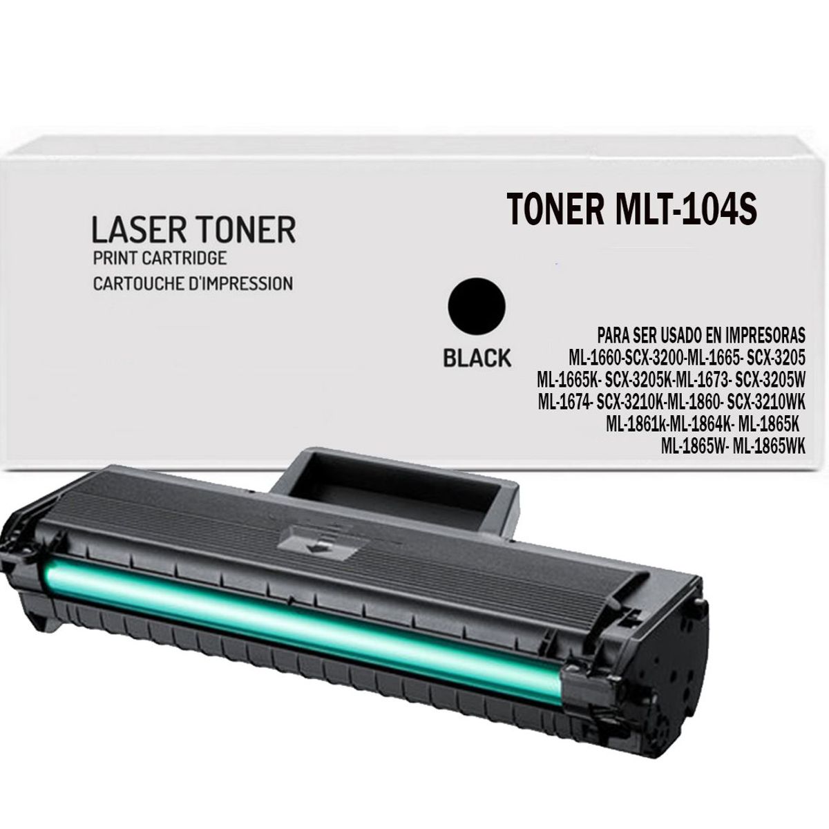 GENERICO - Toner Compatible MLT-104S Negro Impr ML-1660 ML-1665SCX-3200SCX-3205