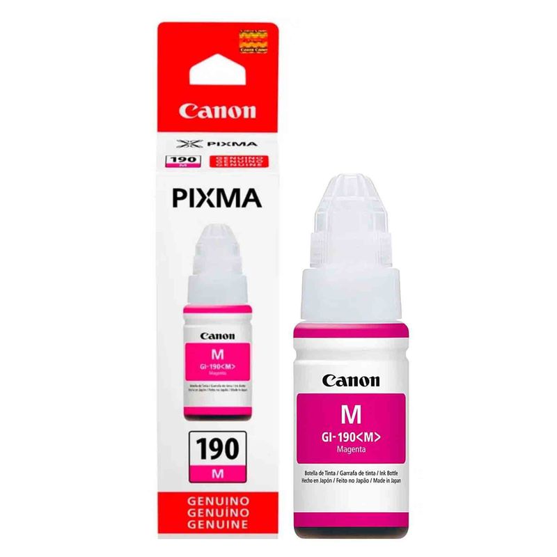 CANON - Tinta Magenta Gi-190 Pixma G2100 G3100 G4100 G4110