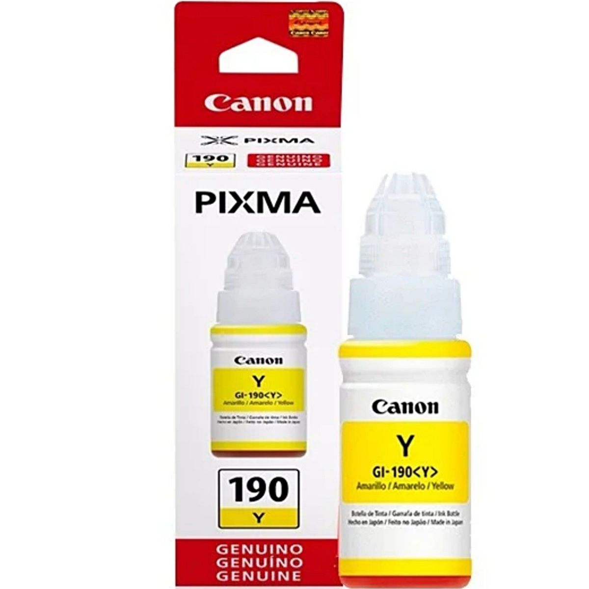 CANON - Tinta Amarilla  Gi-190 Pixma G2100, G3100, G4100, G4110