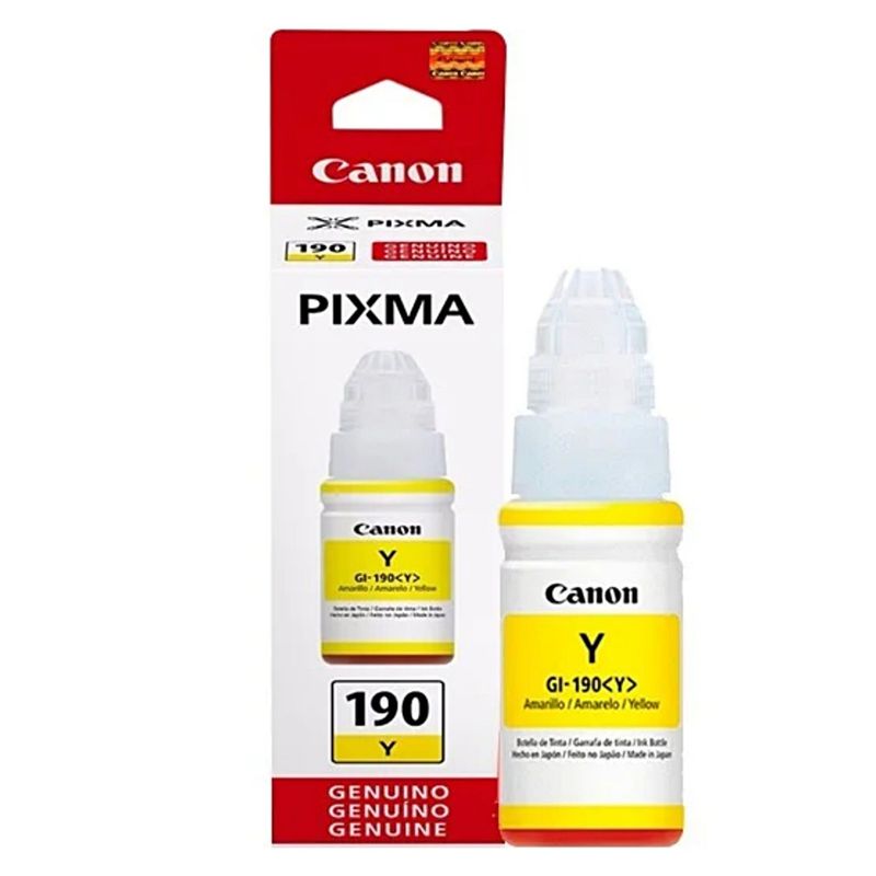 CANON - Tinta Amarilla  Gi-190 Pixma G2100, G3100, G4100, G4110