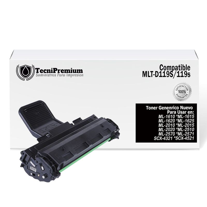 GENERICO - Toner Compatible MLT-D119S Negro Impre ML-1610ML-1615ML-1620ML-1625
