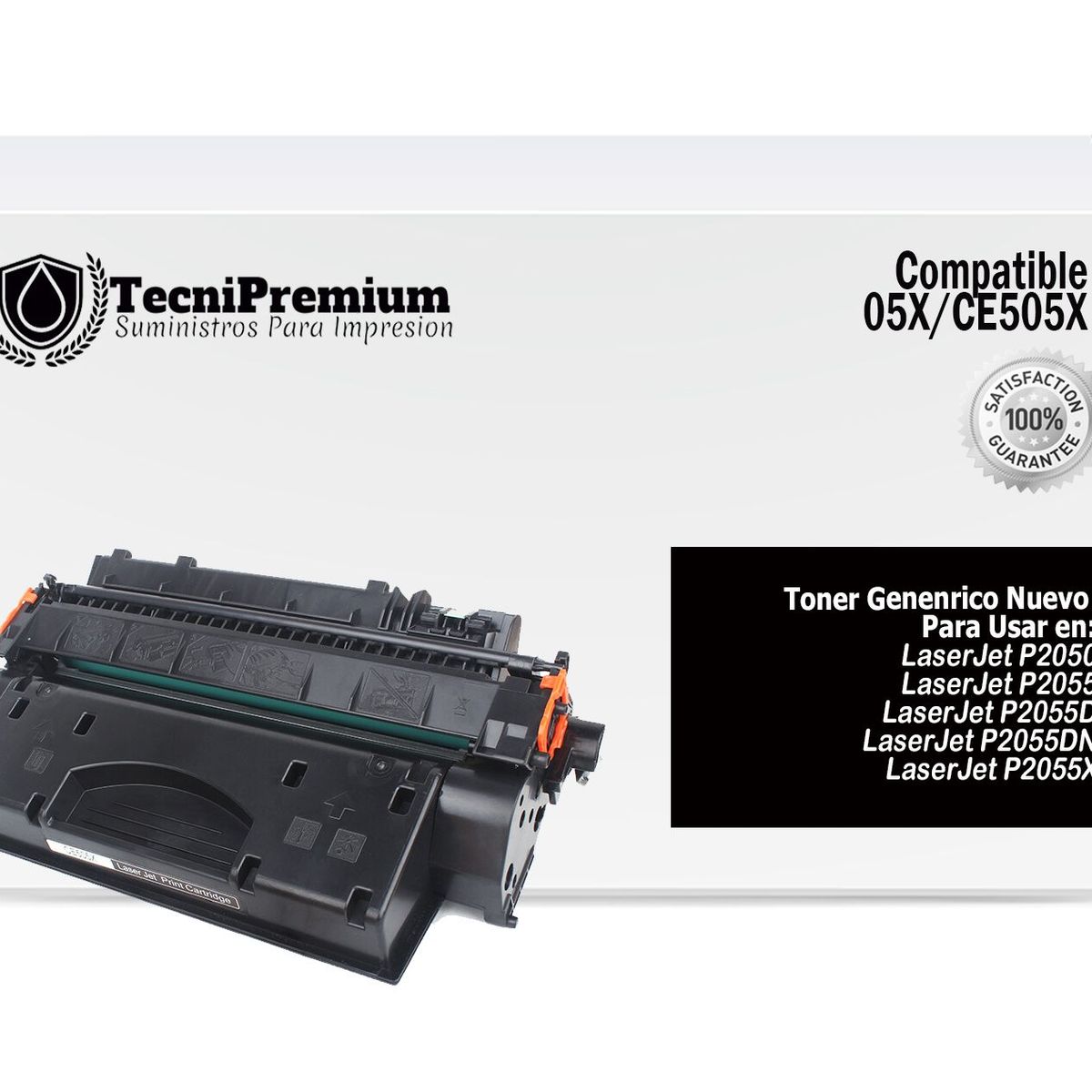 GENERICO - Toner Compatible CE505X Negro Impre Laserjet P2035 P2050 P2055